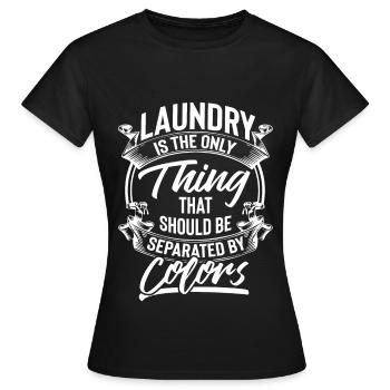 L’autonomisation, l’autonomisation, l’égalité - T-shirt Femme - noir - Devant - AI Model Female 172 dark (172cm)