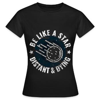 Nihilisme Nihilist Nietzsche Philosophe misanthrop - T-shirt Femme - noir - Devant - AI Model Female 172 dark (172cm)