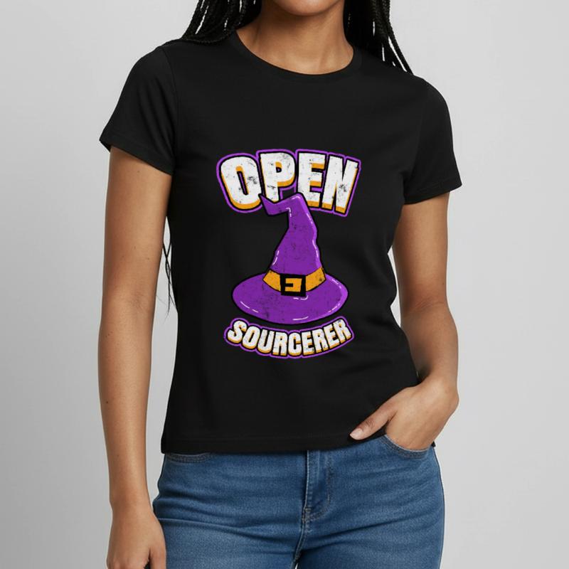 Open Sourcerer Programmierer Hacker Frauen T-Shirt