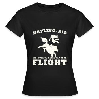 Haflinger horse - Women's T-Shirt - black - Front - AI Model Female 172 dark (172cm)