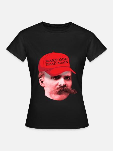 El filósofo de Nietzsche vuelve a matar a Dios - Dame-T-shirt - sort