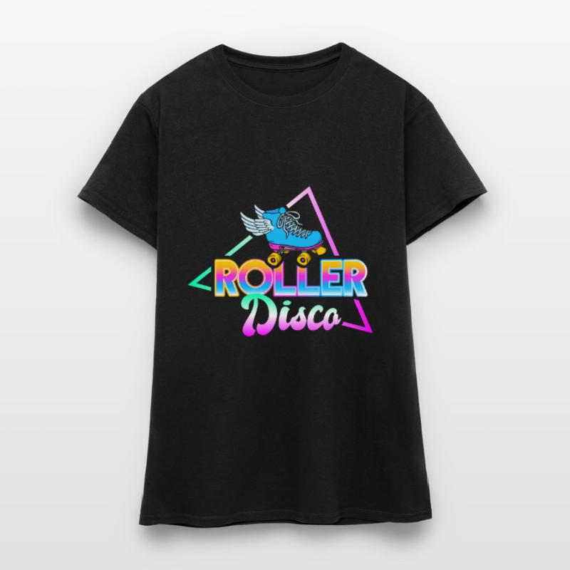 Rollerskates vintage Rollerskates 80 Roller roller roller roller T-shirt Femme
