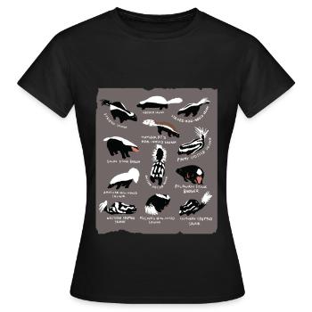 Skunk - Women's T-Shirt - black - Front - AI Model Female 172 dark (172cm)