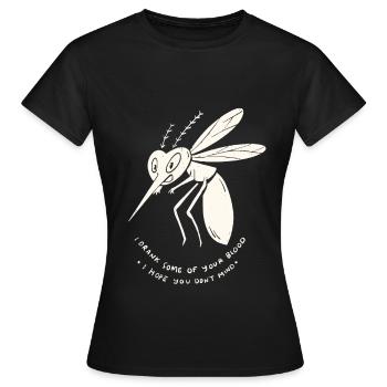 Moustique - T-shirt Femme - noir - Devant - AI Model Female 172 dark (172cm)