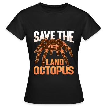 Tarentules Terrarium Tarentule - T-shirt Femme - noir - Devant - AI Model Female 172 dark (172cm)