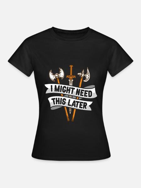 Larp Rpg Rollenspiel Design Larper - Frauen T-Shirt - Schwarz