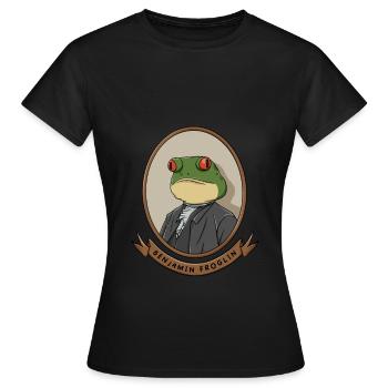 Rainette aux yeux rouges - T-shirt Femme - noir - Devant - AI Model Female 172 dark (172cm)