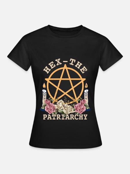 Le féminisme envoûte le patriarcat de manière féministe - T-shirt Femme - noir