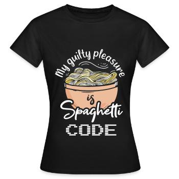 Programmation - T-shirt Femme - noir - Devant - AI Model Female 172 dark (172cm)