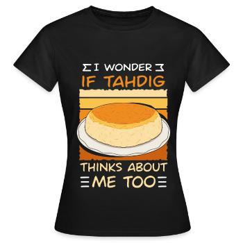 Cadeaux pour les gourmets de Thadig - T-shirt Femme - noir - Devant - AI Model Female 172 dark (172cm)