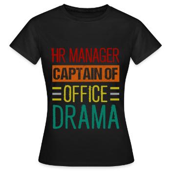 Beruf: Hr-manager Im Personalwesen - Frauen T-Shirt - Schwarz - Vorne - AI Model Female 172 dark (172cm)