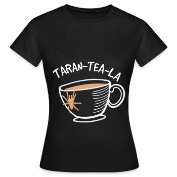 Spinnenliebhaber Spinnentiernetz Terrarium - Frauen T-Shirt - Schwarz - Vorne - AI Model Female 172 dark (172cm)