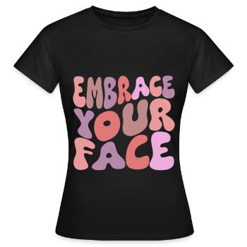 Esthéticienne, Soins de la peau, Beauté, Dermantologue, - T-shirt Femme - noir - Devant - AI Model Female 172 dark (172cm)