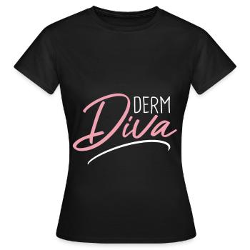 Esthéticienne, Soins de la peau, Beauté, Dermantologue, - T-shirt Femme - noir - Devant - AI Model Female 172 dark (172cm)