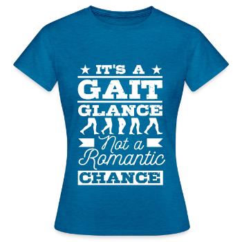 PT Physiotherapy Physiotherapist Job - Women's T-Shirt - antique blue sapphire heather - Front - AI Model Female 172 dark (172cm)