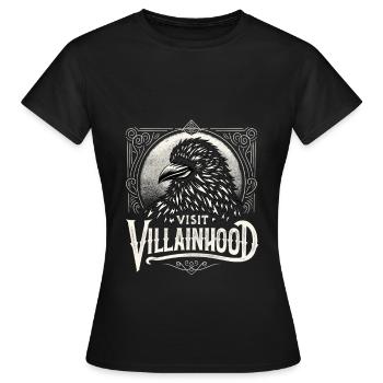 Antagonist Evil Rogue - Women's T-Shirt - black - Front - AI Model Female 172 dark (172cm)