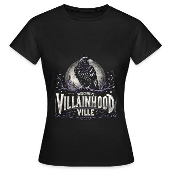 Antagonist Evil Rogue - Women's T-Shirt - black - Front - AI Model Female 172 dark (172cm)