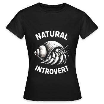 Fruits de mer, Fruits de mer, Moules, Bernard-l’ermite - T-shirt Femme - noir - Devant - AI Model Female 172 dark (172cm)
