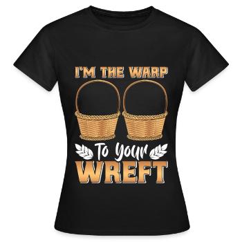 Basket Weaving Basket Weaving - Women's T-Shirt - black - Front - AI Model Female 172 dark (172cm)