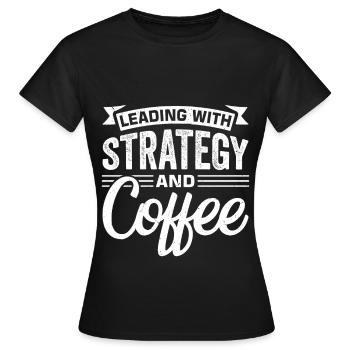 Business Administration Business Administration Office - Women's T-Shirt - black - Front - AI Model Female 172 dark (172cm)