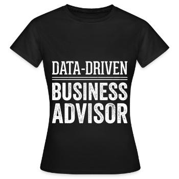 Business Administration Business Administration Office - Women's T-Shirt - black - Front - AI Model Female 172 dark (172cm)