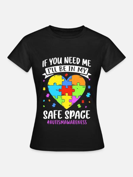 Autisme Autiste Autiste - T-shirt Femme - noir