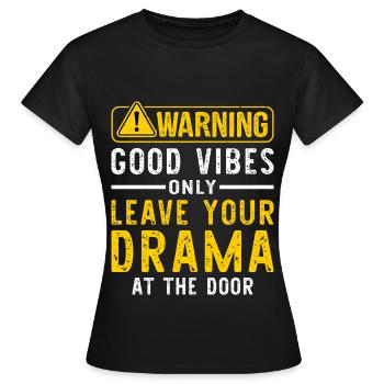 Sarcasme Sarcastique - T-shirt Femme - noir - Devant - AI Model Female 172 dark (172cm)