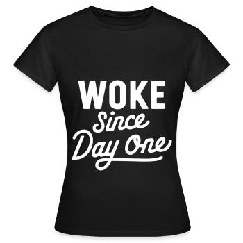 Réveillé - T-shirt Femme - noir - Devant - AI Model Female 172 dark (172cm)