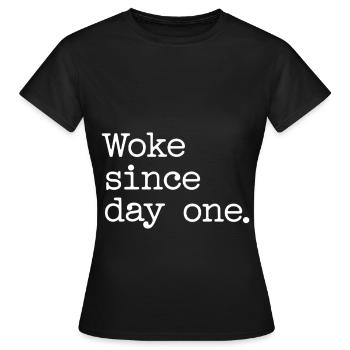 Réveillé - T-shirt Femme - noir - Devant - AI Model Female 172 dark (172cm)