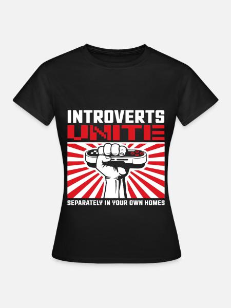 Introvertierte Vereinigen Sich - Frauen T-Shirt - Schwarz