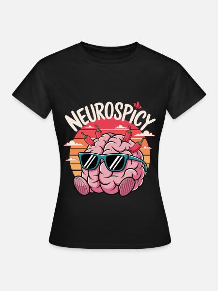 Neurospicy - Frauen T-Shirt - Schwarz