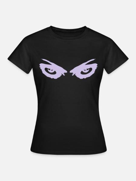 augen - Frauen T-Shirt - Schwarz