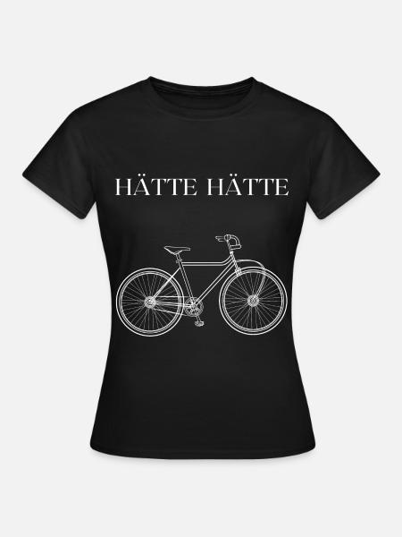Hätte Hätte - Frauen T-Shirt - Schwarz