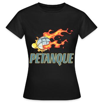 Petanque Petanque Geschenke für einen Petanque - Frauen T-Shirt - Schwarz - Vorne - AI Model Female 172 dark (172cm)