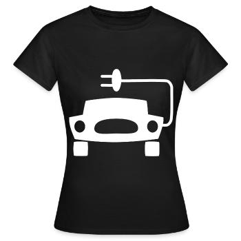 Voitures électriques - T-shirt Femme - noir - Devant - AI Model Female 172 dark (172cm)
