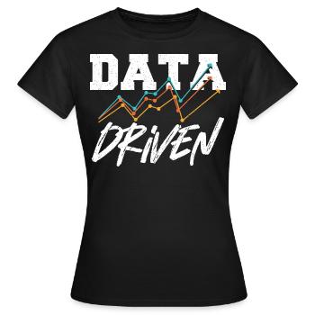 Datengesteuerter Befehl für Data Science Collector - Frauen T-Shirt - Schwarz - Vorne - AI Model Female 172 dark (172cm)