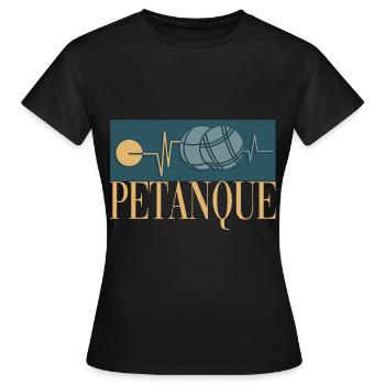 Petanque Petanque Geschenke für einen Petanque - Frauen T-Shirt - Schwarz - Vorne - AI Model Female 172 dark (172cm)