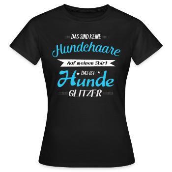 Das sind keine Hundehaare auf dem Shirt - Frauen T-Shirt - Schwarz - Vorne - AI Model Female 172 dark (172cm)