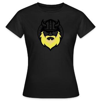 Odin - Frauen T-Shirt - Schwarz - Vorne - AI Model Female 172 dark (172cm)