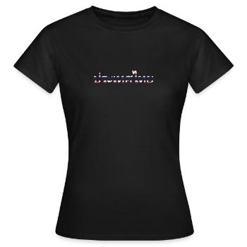 Thailand - in Thai und Landesfarben - Frauen T-Shirt - Schwarz - Vorne - AI Model Female 172 dark (172cm)