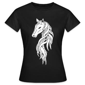 Schimmel - Frauen T-Shirt - Schwarz - Vorne - AI Model Female 172 dark (172cm)
