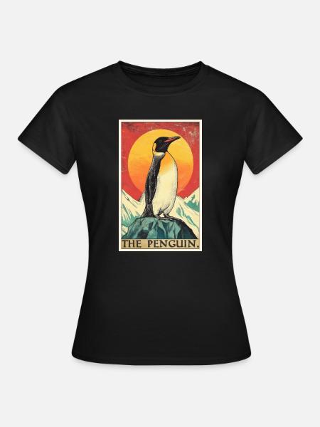 Pinguine Pinguin - Frauen T-Shirt - Schwarz