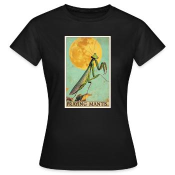 Mantes religieuses Mantes religieuses - T-shirt Femme - noir - Devant - AI Model Female 172 dark (172cm)