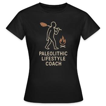 Prähistorische Steinwerkzeuge Des Homo - Frauen T-Shirt - Schwarz - Vorne - AI Model Female 172 dark (172cm)