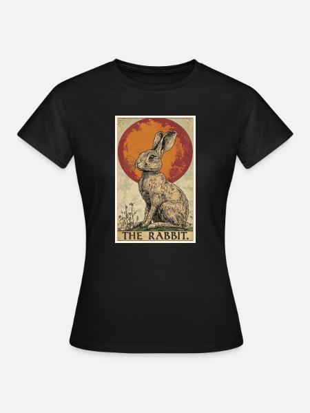 Hasen Hase - Frauen T-Shirt - Schwarz