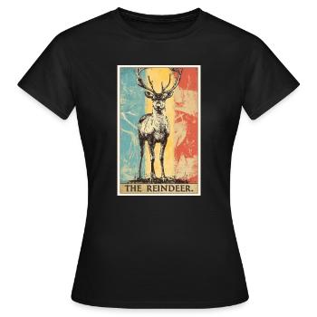 Renne Renne - T-shirt Femme - noir - Devant - AI Model Female 172 dark (172cm)
