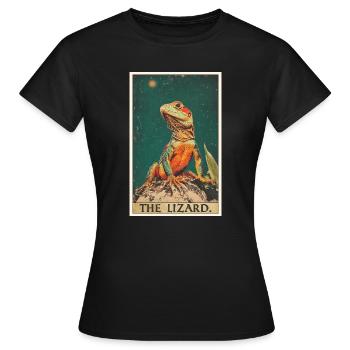 Eidechsen Eidechse - Frauen T-Shirt - Schwarz - Vorne - AI Model Female 172 dark (172cm)