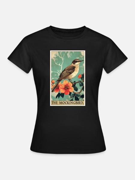 Spottdrosseln Spottdrossel - Frauen T-Shirt - Schwarz