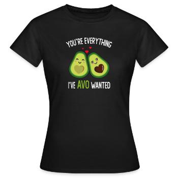 You're Everything I've AVO Wanted - T-shirt Femme - noir - Devant - AI Model Female 172 dark (172cm)