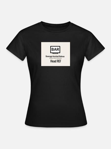BAR Kopf REF - Frauen T-Shirt - Schwarz